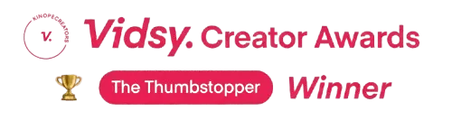 Vidsy Creator Award - Outstanding Video Content Creation and Production
