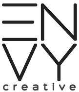 Stylized logo displaying the letters "ENVY" above the word "creative.